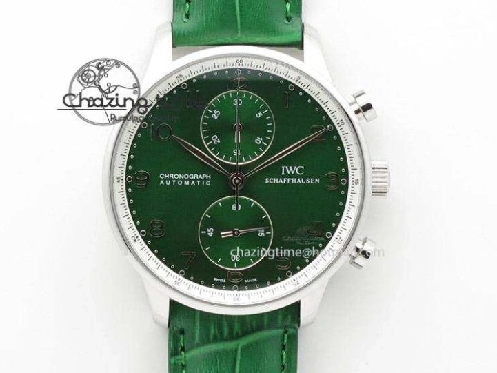 MIROTIME 0408 Portuguese Real PR Real Annual Calendar IW5035 YLF 1:1 Best Edition Black Dial On Leather Strap A Soft 7240